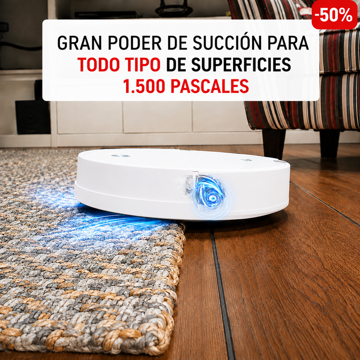 Aspiradora Robot Rayzer® 4 en 1 🔋 Recargable inalámbrico
