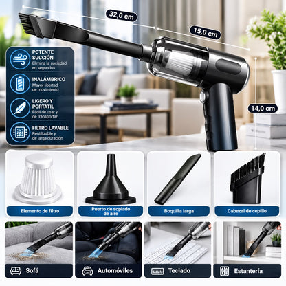 Aspiradora portátil Rayzer® 3 en 1 🔋 Recargable inalámbrico